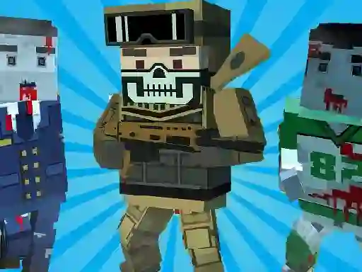 遊戲Blocky Shooting Arena 3D Pixel在線
