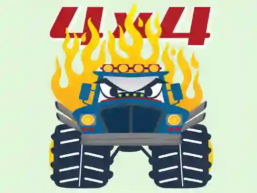 遊戲Monster Trucks Coloring Pages在線