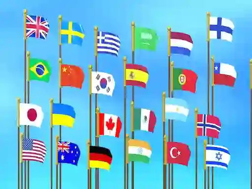 遊戲Flag Puzzle Jam: Collect Flags在線