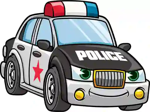 遊戲Cartoon Police Cars在線
