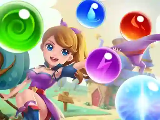 遊戲Magical Saga Bubble Witch Shooter在線