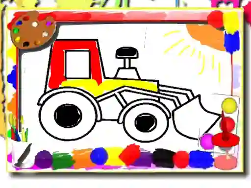 遊戲Back to School: Kids Car Coloring在線