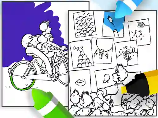 遊戲Coloring Mees Kees在線