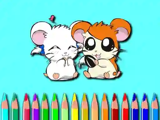 遊戲Hamster Coloring Book在線