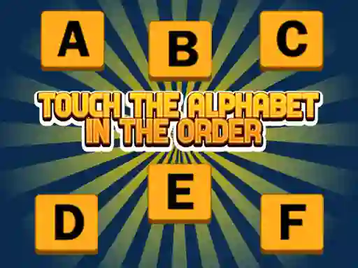 遊戲Touch The Alphabet In The Oder在線