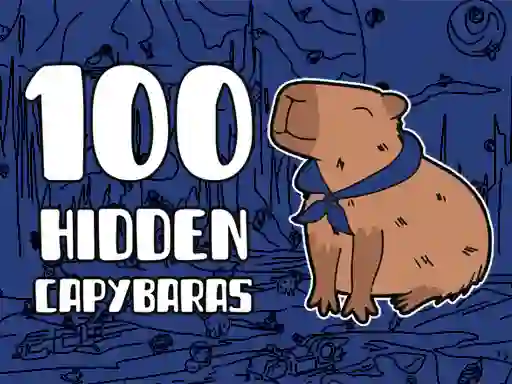 遊戲100 Hidden Capybaras在線