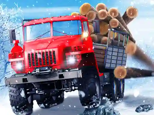遊戲Truck Driver: Snowy Roads在線