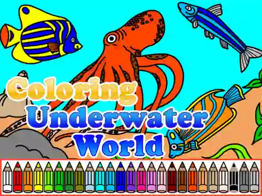 遊戲Coloring Underwater World在線