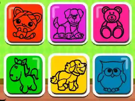 遊戲Easy Kids Coloring Game在線