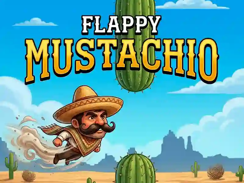 遊戲Flappy Mustachio在線