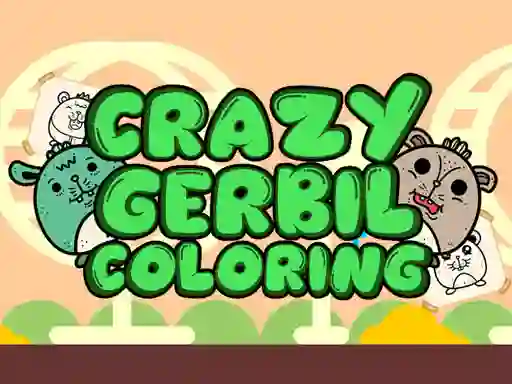 遊戲Crazy Gerbil Coloring在線