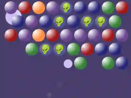 遊戲Aliens Bubble Shooter在線
