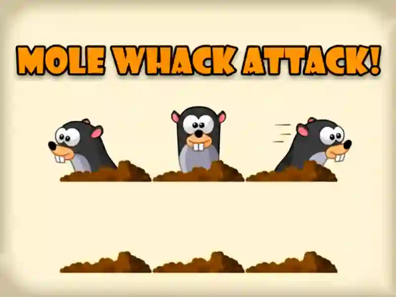 遊戲Mole Whack Attack在線