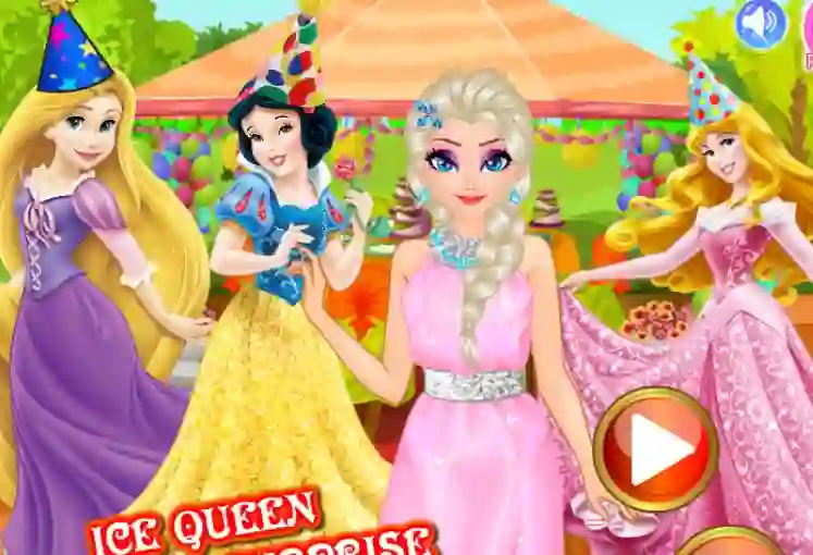 遊戲Ice Queen Birthday Surprise在線