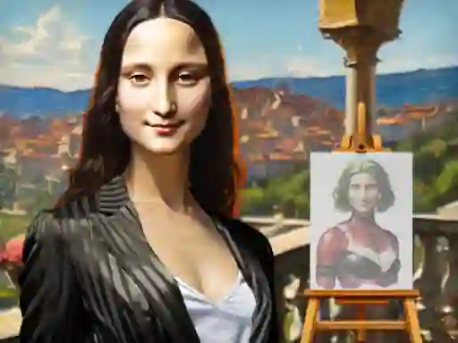遊戲Mona Lisa Fashion Experiments在線