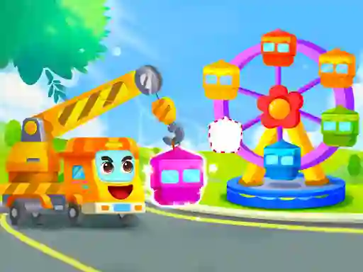 遊戲Little Panda Truck Team在線