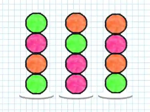 遊戲Ball Sort Paper Note在線