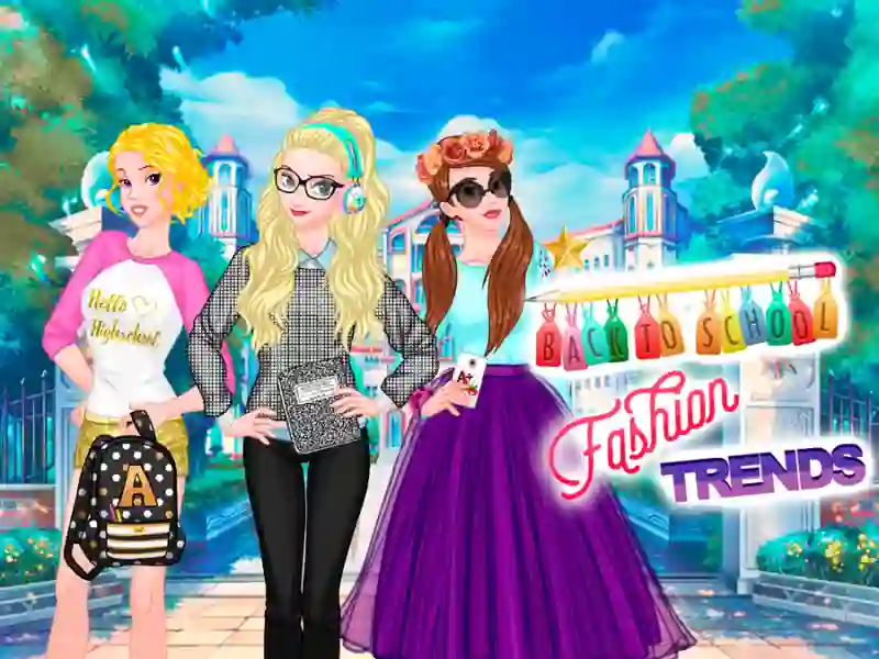 遊戲Back To School Fashion Trends在線
