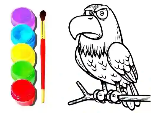 遊戲Eagle Coloring Book在線