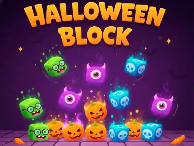 遊戲Halloween Block在線