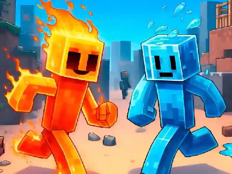 遊戲Fire and Water Stickman在線