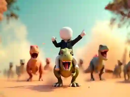 遊戲Stickman: Dinosaur arena在線