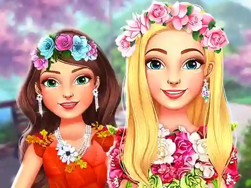 遊戲My Dreamy Flora Fashion Look在線
