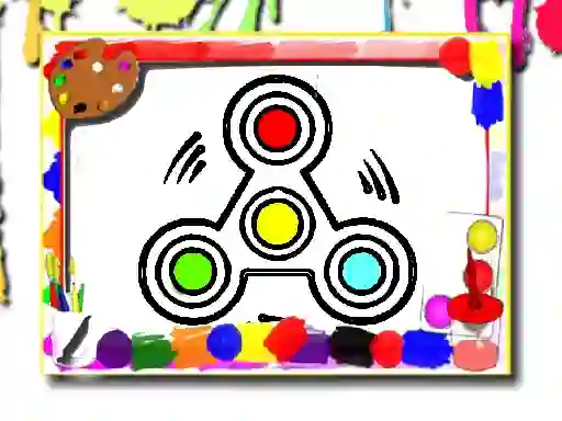遊戲Fidget Spinner Coloring Book在線