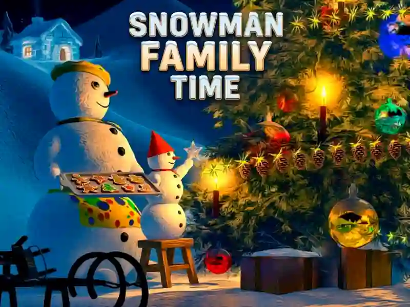 遊戲Snowman Family Time在線