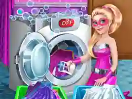 遊戲Superdoll Washing Capes在線