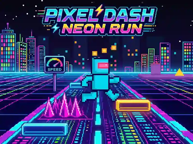 遊戲Pixel Dash Neon Run在線