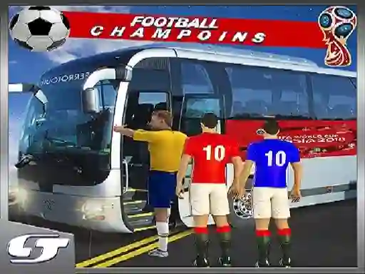 遊戲Football Players Bus Transport在線