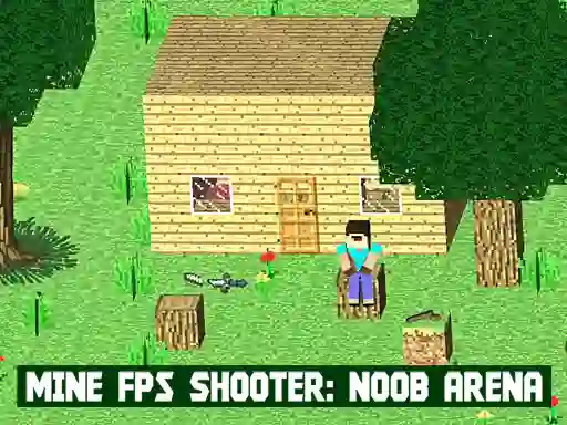 遊戲Mine FPS Shooter: Noob Arena在線