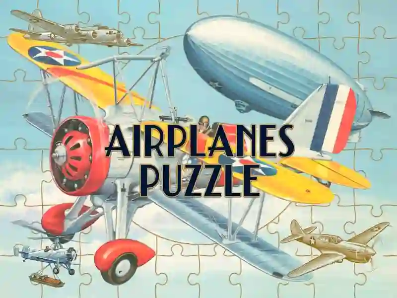 遊戲Airplanes Puzzle在線