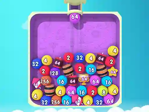 遊戲Bubble Merge 2048在線