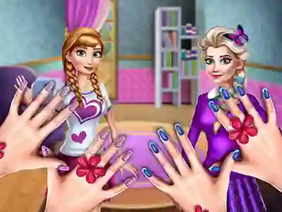 遊戲Princesses Nails Salon在線