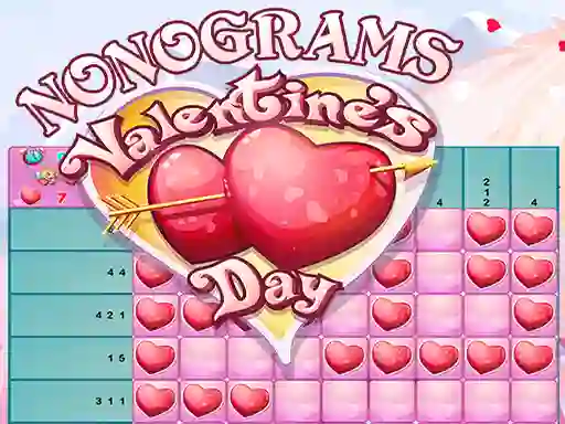 遊戲Nonograms Valentines Day在線