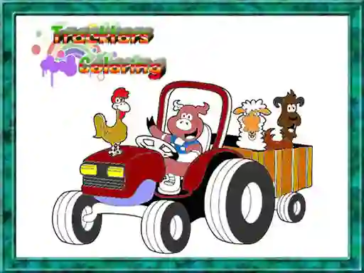 遊戲Tractor Coloring Pages在線