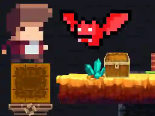 遊戲Tiny Man and Red Bat在線
