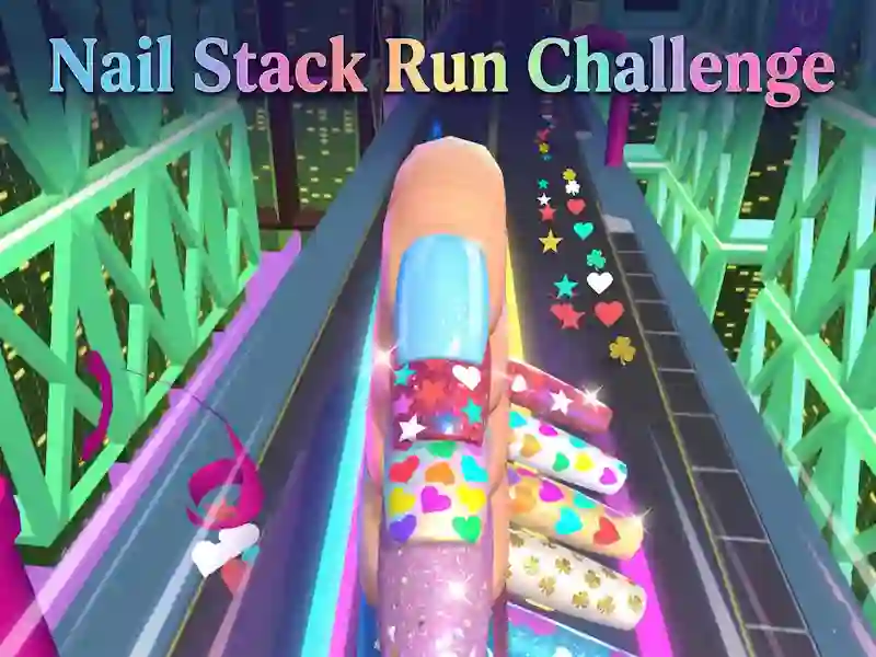 遊戲Nail Stack Run Challenge在線