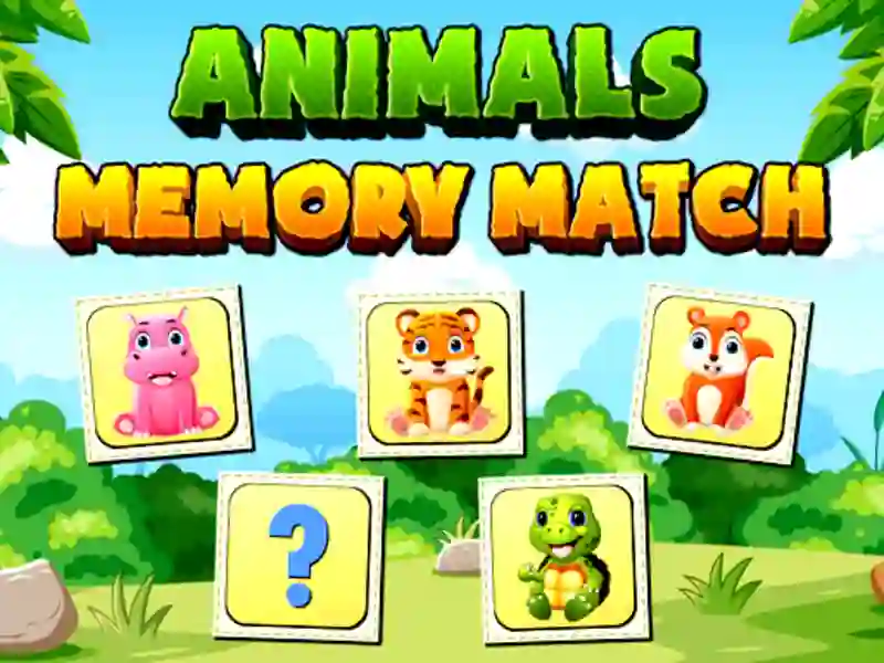 遊戲Animals Memory Match在線