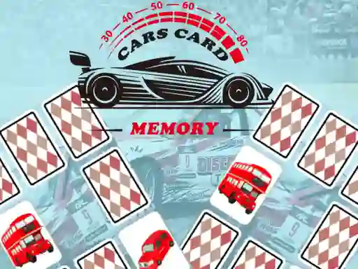 遊戲Cars Card Memory在線