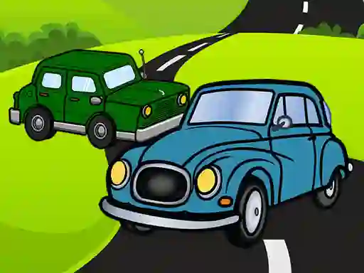 遊戲Cartoon Car Jigsaw在線