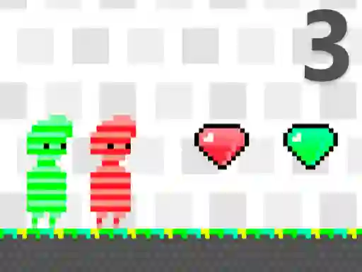 遊戲Red and Green 3在線