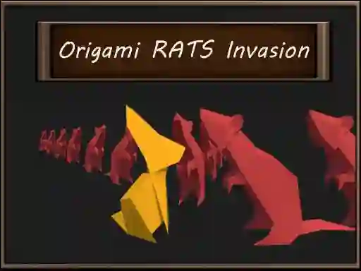 遊戲Origami Rats Invasion在線