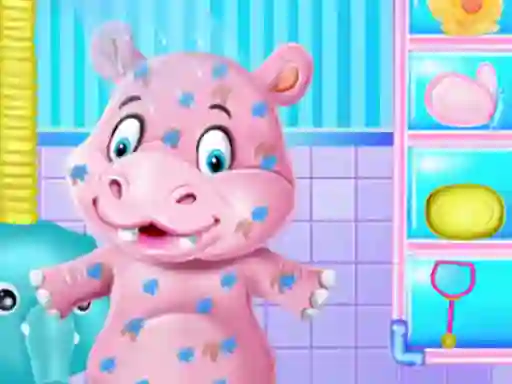 遊戲Baby Hippo Bath Time在線