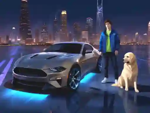 遊戲Mustang City Driver在線