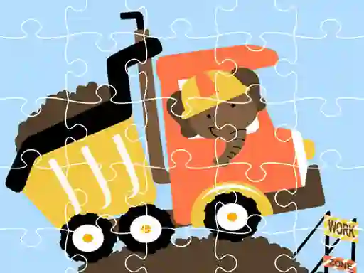 遊戲Dumper Trucks Jigsaw在線