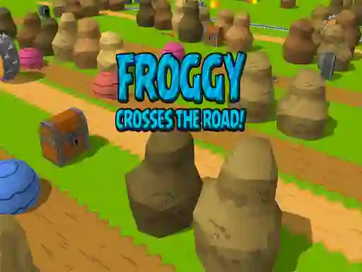 遊戲Froggy Crosses The Road!在線