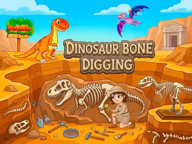 遊戲Dinosaur Bone Digging在線